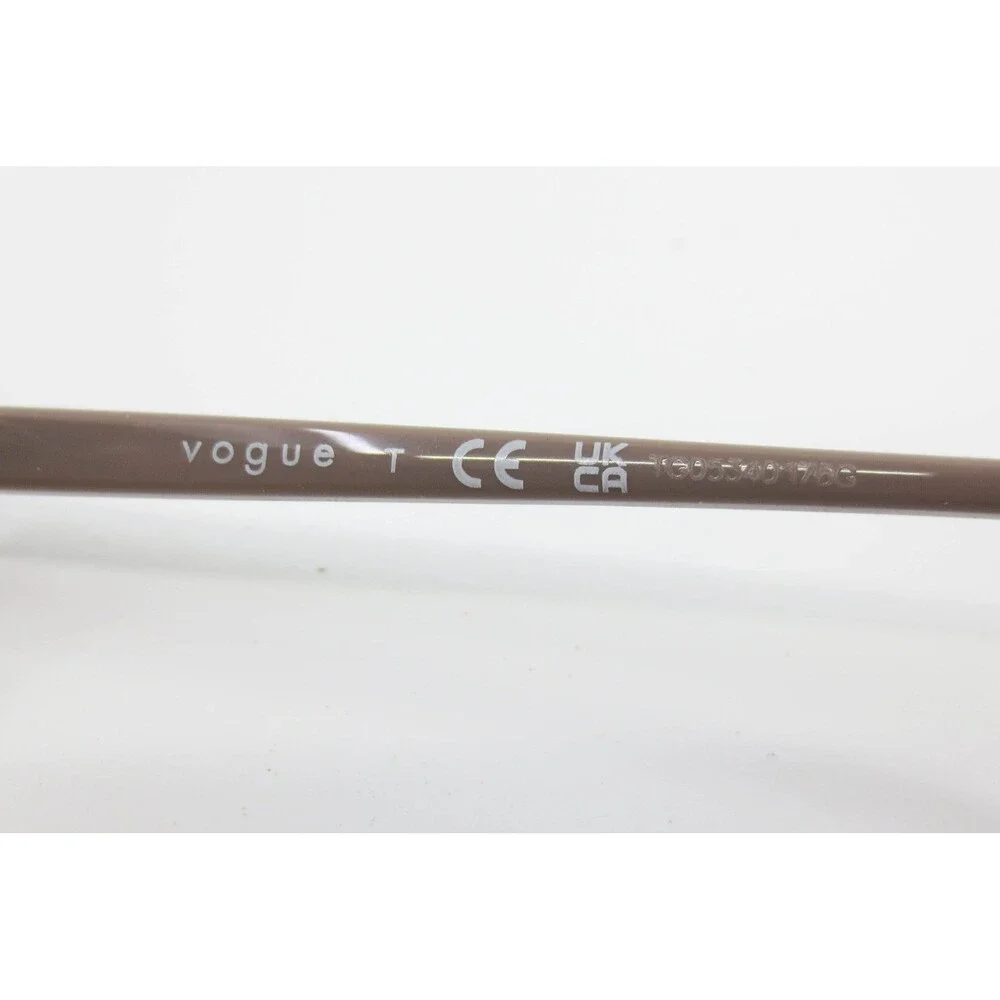 Vogue VO 5602 2990 Transparent Brown Cat Eye Eyeglasses Frames 54-16-140